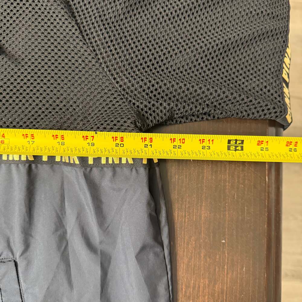 PINK Victoria's Secret‎ Black Full Zip Mesh Hooded Windbreaker Jacket - Picture 4 of 4